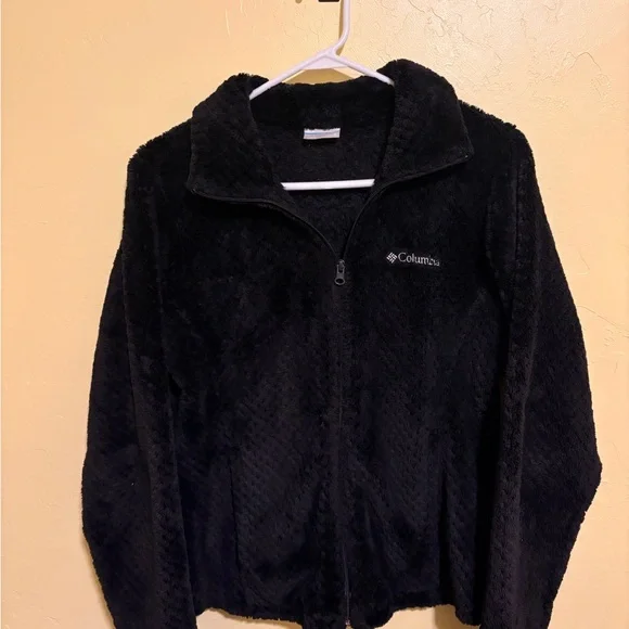 Columbia Cozy Black Fleece Jacket - Picture 1 of 5